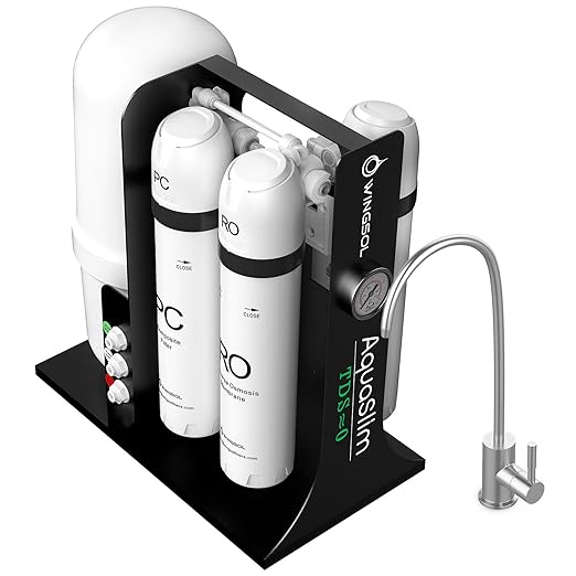 WINGSOL Integrated Reverse Osmosis Water Filter, NSF/ANSI 42/53/58, 8-Stage by WINGSOL
