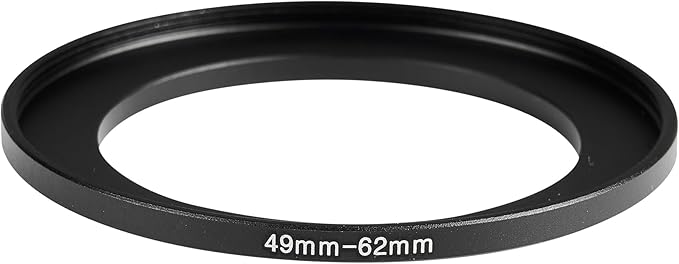 49-62mm Metal Step-Up Ring Adapter Compatible - Image 2