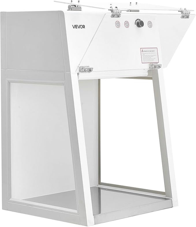 VEVOR Laminar Flow Hood, 20.08 x 20.47 x 23.62 inch Working Area Portable Clean - Image 9