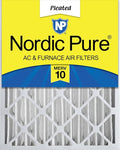 Nordic Pure 20x20x4 Pleated MERV 10 Air Filter 1 Pack by NordicPure