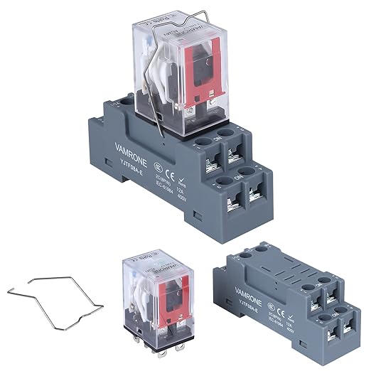 Electromagnetic Power Relay, 8-Pin 10 AMP 24V AC Relay Coil - Image 2