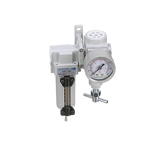 PneumaticPlus SAU220T-N02G-MEP Mini Compressed Air Filter Regulator Combo 1/4" - Image 6
