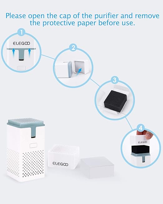 ELEGOO 2PCS Mini Air Purifier - Image 3