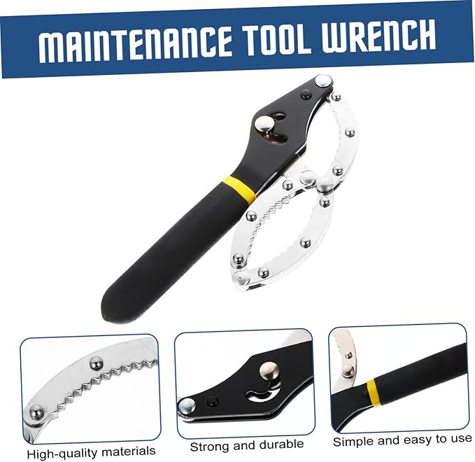 2pcs Adjustable Oil Filter Wrench Tool - Image 9