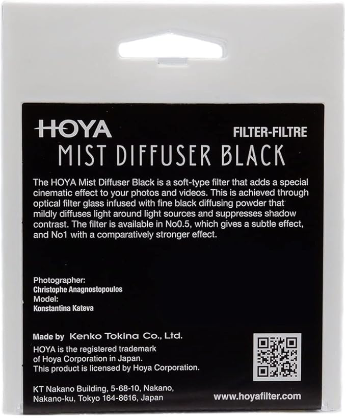 Hoya 55mm Mist Filter Black Diffuser No. 0.5 - Image 5