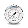 SENCTRL 0-100 Psi Glycerin Liquid Filled Low Pressure Gauge, 2.5" Dial Size by senctrl
