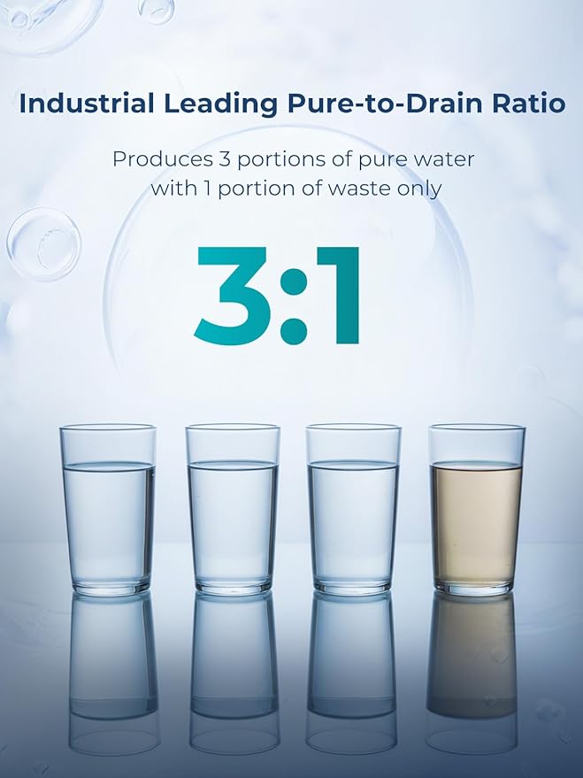 VIOMI® RO Water Filtration System, TDS PFOS&PFOA Reduction, 9 Stage Reverse - Image 3