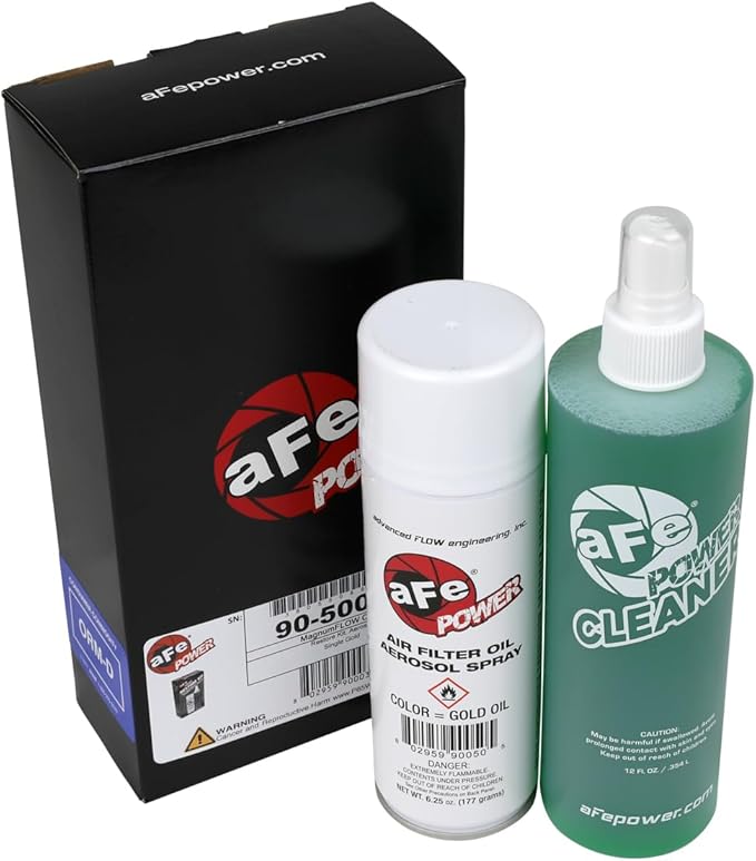 aFe Power Air Filter Restore Kit: 12oz Filter Cleaner and 6.25oz Aerosol Filter by Unknown