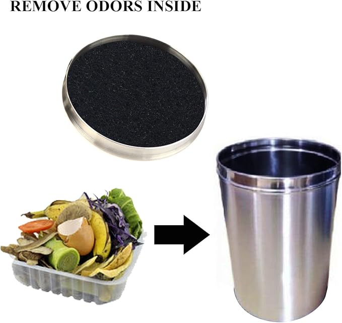 7.25inch Kitchen Compost Bin Charcoal Filter Replacements, Compost Pail - Image 7
