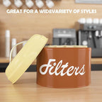 Brown Basket Coffee Filter Holder - Image 3