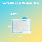16 Pack Small Filter Cartridge Compatible - Image 3