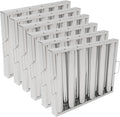 6Pcs 19.5W x 15.5H x 1.78TH Inch Commercial Hood Filters, 430 Stainless Steel 5 by LOYALHEARTD