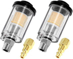 beduan Water Oil Separator Filter, 1/4" NPT Male and Female Thread Spray Gun by Beduan