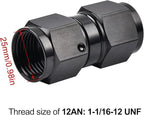 EVIL ENERGY 12AN Female to 12AN Female Straight Swivel Coupler Union Fitting - Image 3