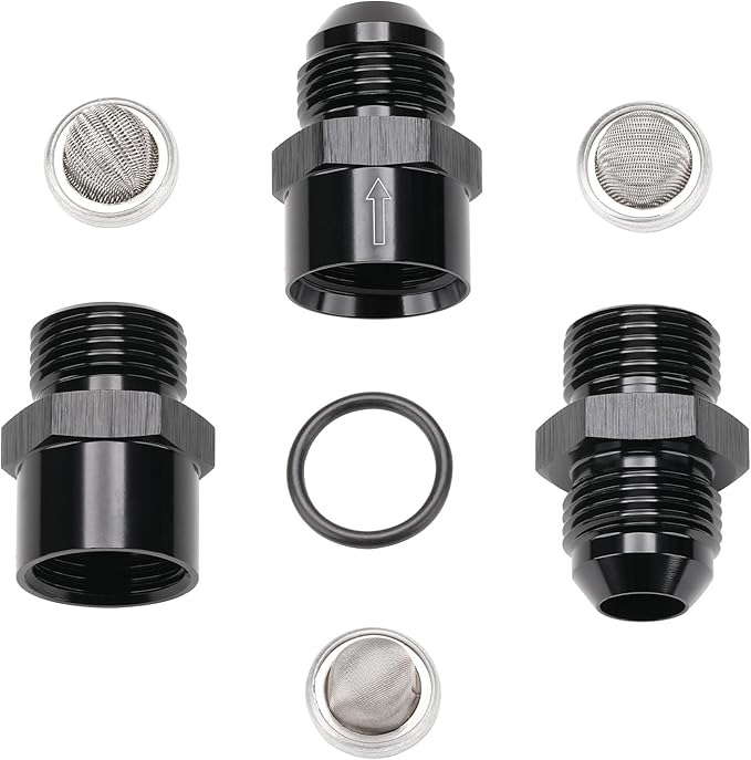 8AN Inline Fuel & Oil Feed Filter Set - Image 4