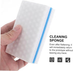 Luxshiny 10pcs Three-Layer Reusable Kitchen Sponge Scrubber Lightweight - Image 6