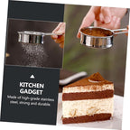 Luxshiny 2pcs Stainless Steel Flour Sieve - Image 2