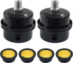 2 Pcs Air Compressor Silencer, 1/4 Inch Thread Intake Filter Muffler, 12.5 mm - Image 2
