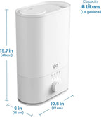 Everlasting Comfort 6L Humidifier Large Room, High Mist Output 60 HR Runtime - Image 9