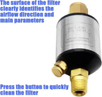 Oil Water Separator for Air Line, 1/4 Inch NPT Inlet and Outlet, Air Compressor - Image 3