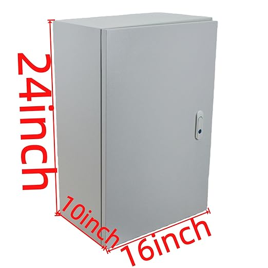 Electrical Enclosure Box 24" x 16" x 10" Carbon Steel Electrical Junction Boxes - Image 2