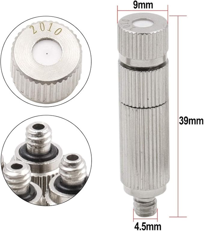 Haueeschoen 80pcs Brass Misting Nozzle Kit - Image 5