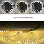 Modern LED Illuminated Bathroom Mirror - Image 3