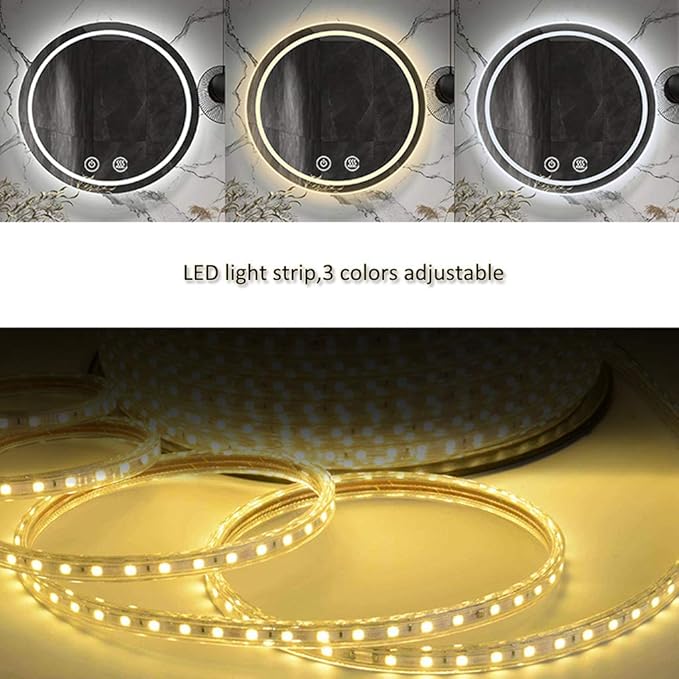 Modern LED Illuminated Bathroom Mirror - Image 3