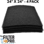 Black Coarse Filter Media, 1.25" Thick, 4 Pack, Ponds or Water Gardens - Image 2