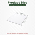 YOKIVE 6 Pcs Magnetic Floor Vent Covers, Floor Register Cover PVC Mesh Air Vent - Image 2