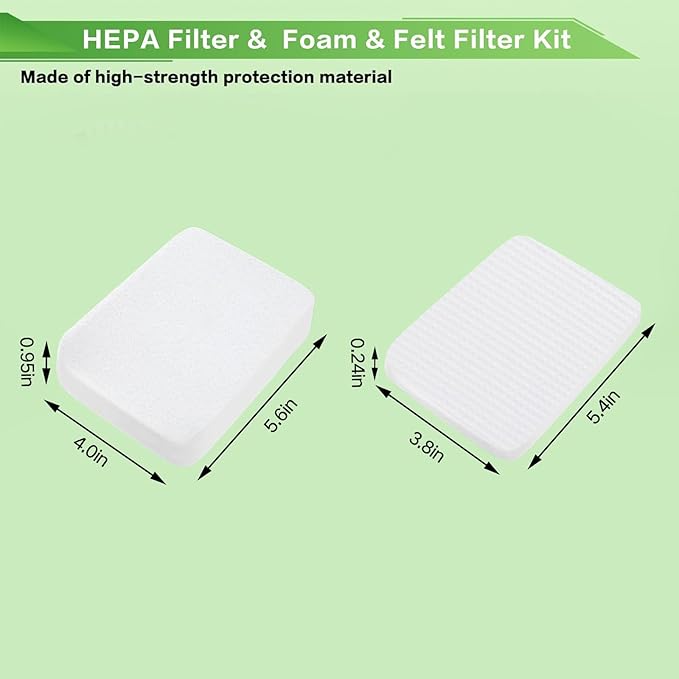 Foam Filters Replacement for Shark Pet ZU102 ZU100 ZU81 ZU75 Pet Pro ZU60 ZU62 - Image 4