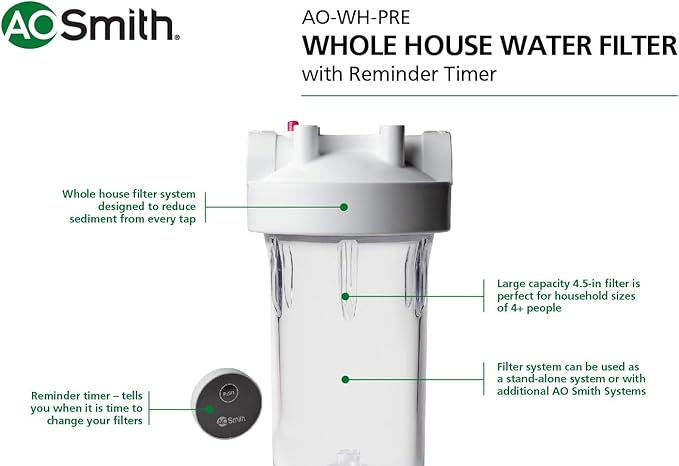 AO Smith Single-Stage Whole House Water Filter - Image 2