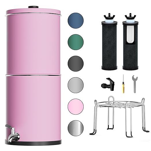 Purewell 3-Stage 0.01μm Ultra-Filtration Gravity Water Filter System, NSF/ANSI by Purewell