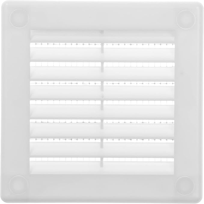 Vent Systems 4'' x 4'' Inch White Soffit Vent Cover by VentSystems