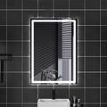 500 X800 mm Illuminated Backlit LED Bathroom Mirror, Wall Mounted Multifunction by JSLJDM