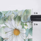 Daisy Eucalyptus Leaves Sheer Valance Curtains - Image 7