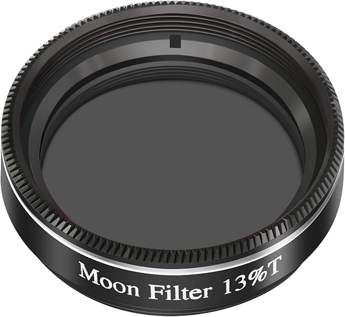 1.25" Moon Filter for Telescope – ND96 Neutral Density, 13% Transmission by WEOOEN