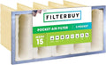 Filterbuy 16x25x12 5-Pocket Air Filter MERV 15 HVAC Replacement by Filterbuy