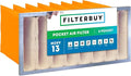 Filterbuy 12x24x15 8-Pocket Air Filter MERV 13 HVAC Replacement by Filterbuy