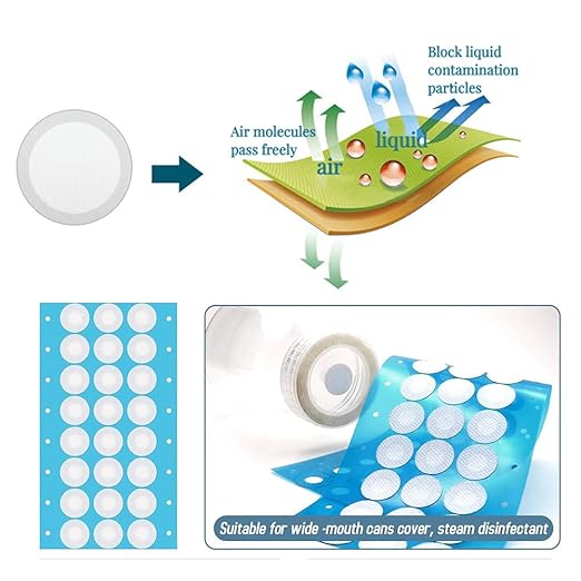 Synthetic Filter PaperStickers, 20 mm, 0.3 μm, Monotub Filter, Filter Discs - Image 2