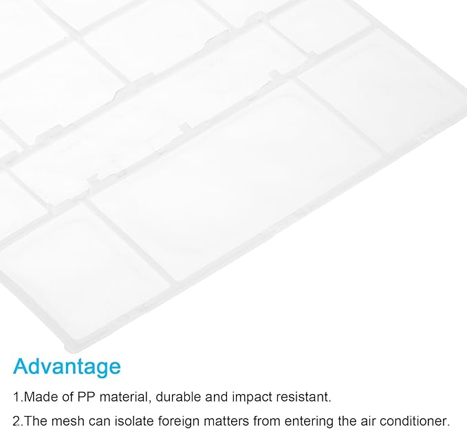 PATIKIL Air Conditioner Filter Replacement 332mm x 283mm, Plastic Air Filtering - Image 4