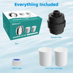 Hibbent Shower Filter for Hard Water, High Output Shower Head Filter to Remove - Image 9