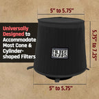 FILTERWEARS F154K Universal Water Repellent Cold Air Intake Pre-Filter - Image 3