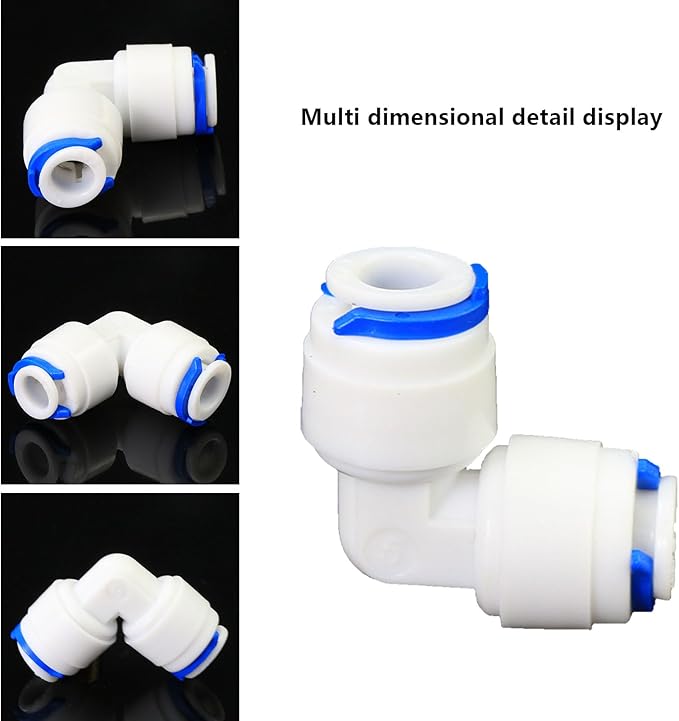 5 Pack 1/4 Inch Quick Connect Fittings - Image 2