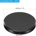 PATIKIL 43mm Lens Cap, Camera Lens Cap Cover Universal Lens Filter Stack Cap - Image 2