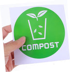 6pcs Decorative Waste Sorting Stickers - Image 4