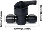 5 Pack Quick Connect 1/4" Drip Irrigation Shut Off Valve, Universal Drip - Image 7