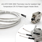 4Pcs Ender 3 Thermistor 1m/39.4Inches, 3D Printer ohm NTC 100K 3950 Thermistor - Image 3