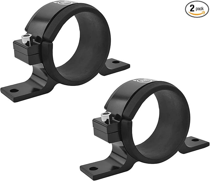 EVIL ENERGY 60MM Fuel Filter Mounting Bracket, Fuel Pump Clamp Holder 2PCS by EVILENERGY