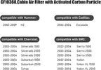 CF10360, Cabin Air Filter with activated carbon particle - Image 5